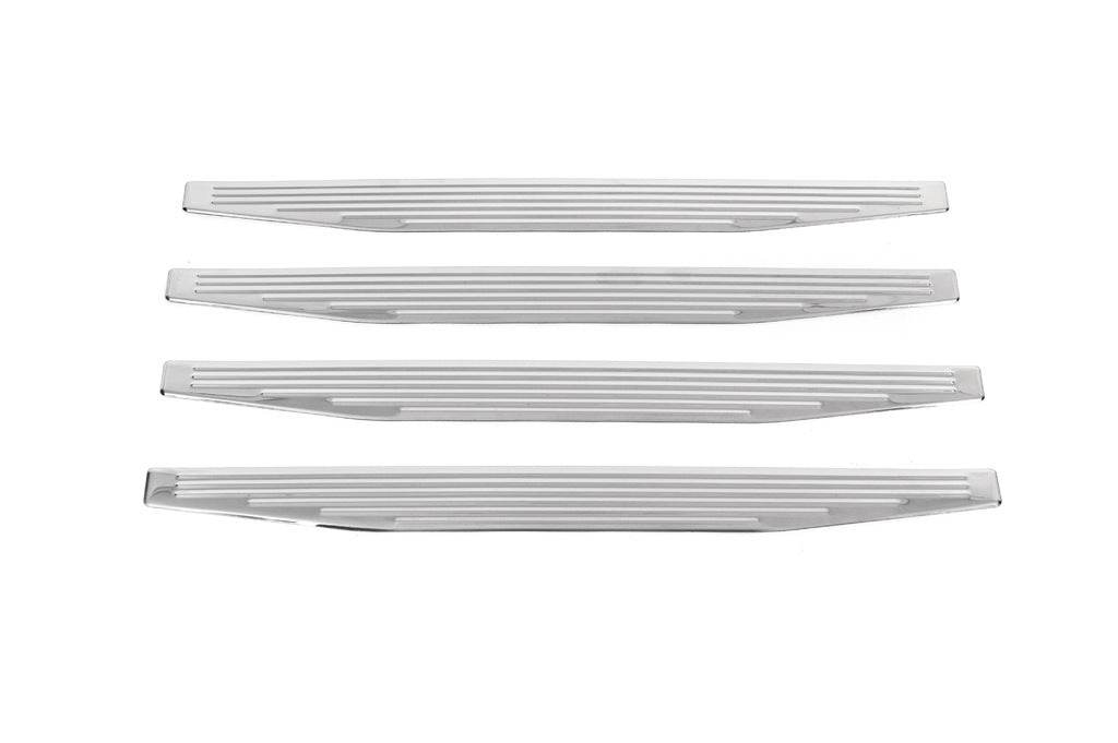 Overlays for internal thresholds (4 pieces, stainless steel) for Volkswagen Caddy 2020↗ - Reelken Auto