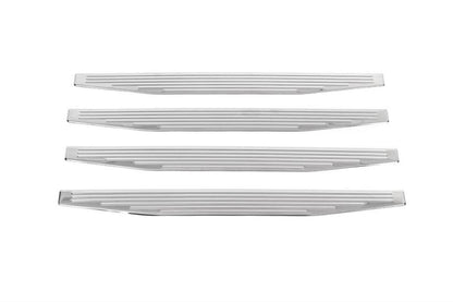 Overlays for internal thresholds (4 pieces, stainless steel) for Ford Connect 2021- year - image 1
