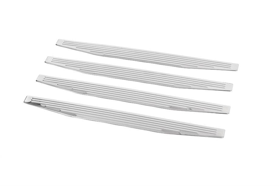 Interior door sill covers (4 pcs, stainless steel) for Ford Connect 2021- - image 2