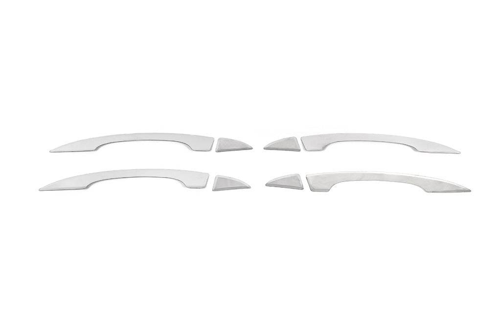 Covers for handles Carmos (4 pcs, stainless steel) for Renault Megane IV 2016-2025 - Reelken Auto