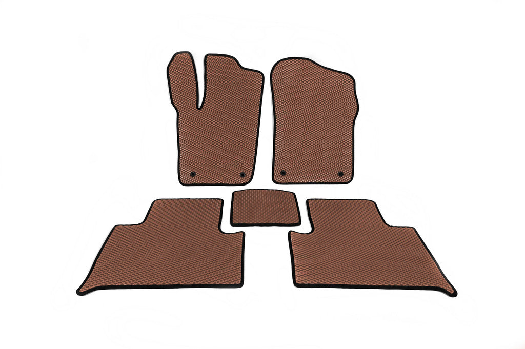EVA Floor Mats (Brown) for Jeep Grand Cherokee WK2 2010-2021 - image 1