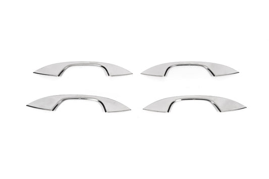 Chrome Door Handle Covers (4 pcs, Stainless Steel) for Volkswagen Caddy 2020- - image 2