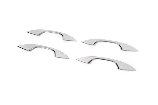 Covers for handles (4 pcs, stainless steel) for Volkswagen Caddy 2020↗ - Reelken Auto