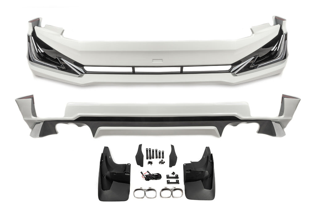 Pads on front and rear bumper Modelista V3-LED (2017-) for Toyota Land Cruiser Prado 150 - image 2