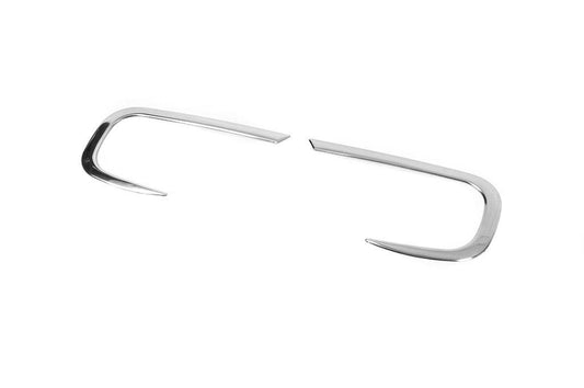 Covers for foglights (2 pcs, stainless steel) for Renault Kangoo/Express 2021↗ - Reelken Auto