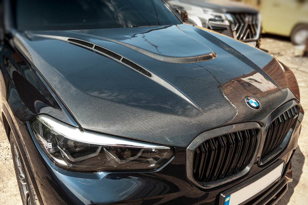 Carbon hood V1 (G05/F95) for BMW X5 G05 2019- - Reelken Auto
