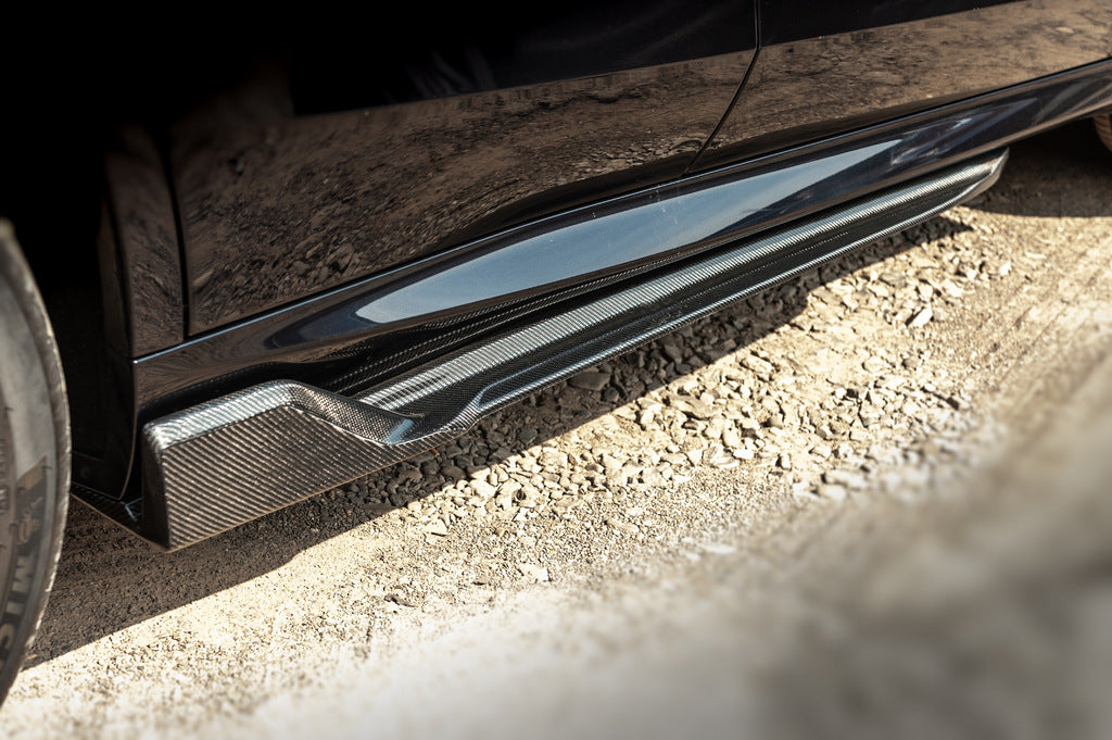 Carbon Side Skirt Covers V3 (Real Carbon) for BMW X5 G05 2019–2026 - image 3