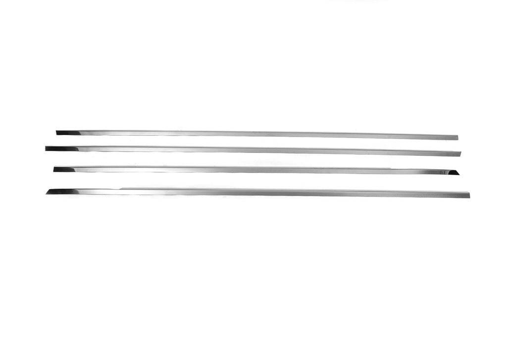 Edging (4-piece, stainless steel) for Skoda Superb 2001-2009 - Reelken Auto