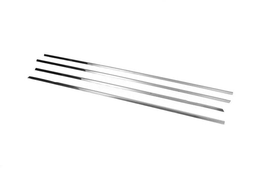 Edging (4-piece, stainless steel) for Skoda Superb 2001-2009 - Reelken Auto