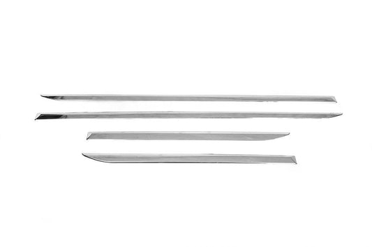 Covers for door molding (4 pcs, stainless steel) for Volkswagen Caddy 2020↗ - Reelken Auto