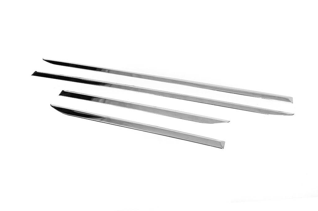 Covers for door molding (4 pcs, stainless steel) for Volkswagen Caddy 2020↗ - Reelken Auto