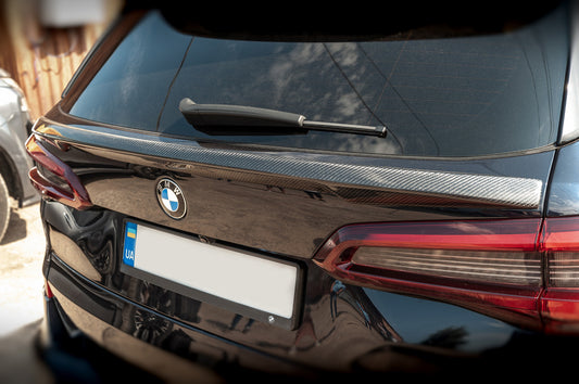 Lower spoiler V1 (Natural carbon) for BMW X5 G05 2019- - image 1