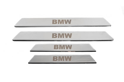 V-2 threshold cover (4 pcs., Carmos) for BMW 5 series E-39 1996-2003 - Reelken Auto