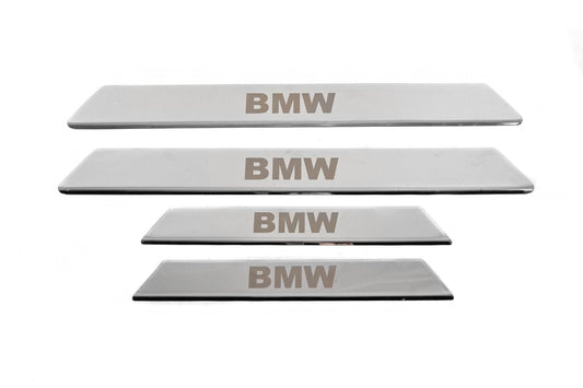 V-2 threshold cover (4 pcs., Carmos) for BMW 5 series E-39 1996-2003 - Reelken Auto