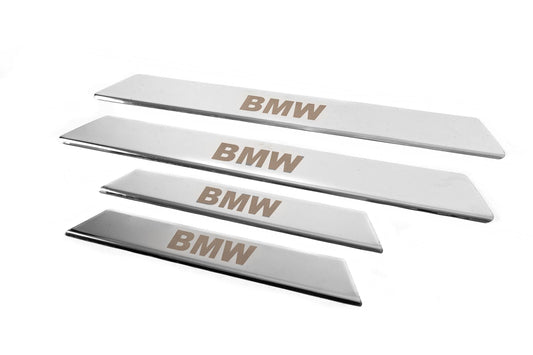 V-2 threshold cover (4 pcs., Carmos) for BMW 5 series E-39 1996-2003 - Reelken Auto