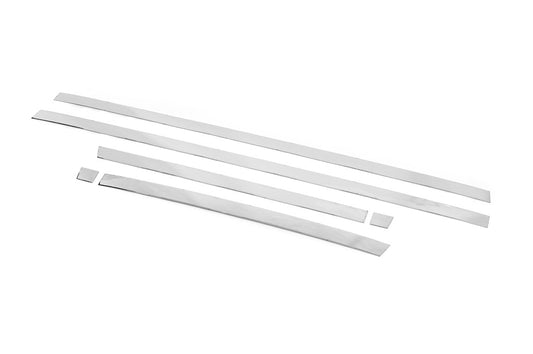 Carmos Door Mouldings (4 pcs, Stainless Steel) for Nissan Qashqai 2007-2010 - image 2