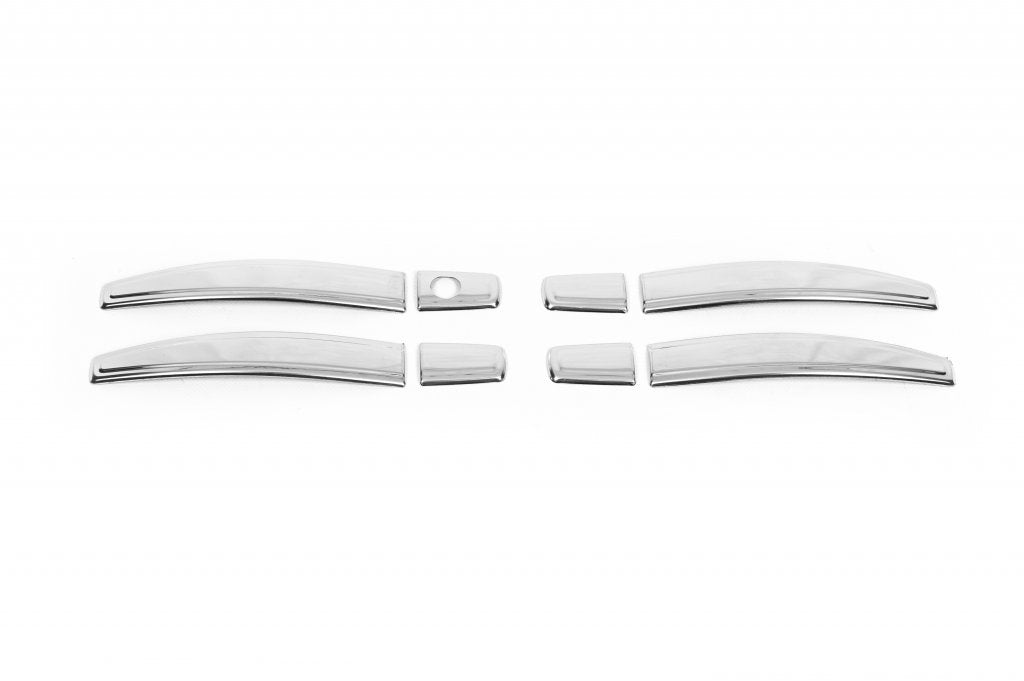 Chrome Door Handle Covers SLIM (4 pcs, Stainless Steel, Omsa) for Chevrolet Aveo T250 2005-2011 - image 5