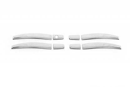 Covers for handles NARROW (4 pcs., Stainless., Omsa) for Chevrolet Epica 2006-2014 - Reelken Auto