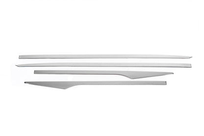 Door molding OmsaLine (4 pcs., stainless steel) for Hyundai I-20 2020↗ - Reelken Auto