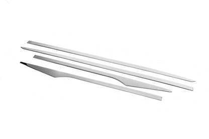 Door molding OmsaLine (4 pcs., stainless steel) for Hyundai I-20 2020↗ - Reelken Auto