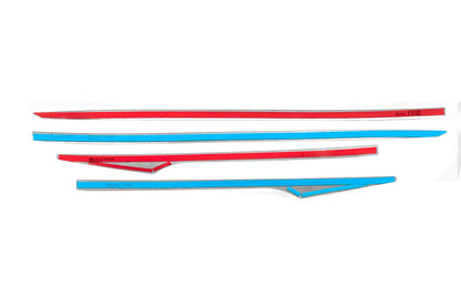 Door molding OmsaLine (4 pcs., stainless steel) for Hyundai I-20 2020↗ - Reelken Auto