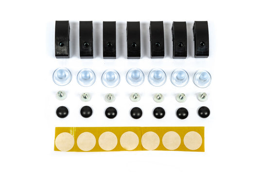 Hood deflector mounting kit (7 pcs, EuroCap) - image 1