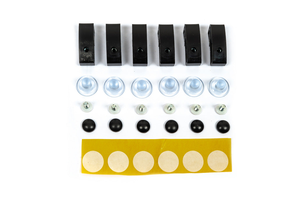 Hood deflector mounting kit (6 pcs, EuroCap) - image 1