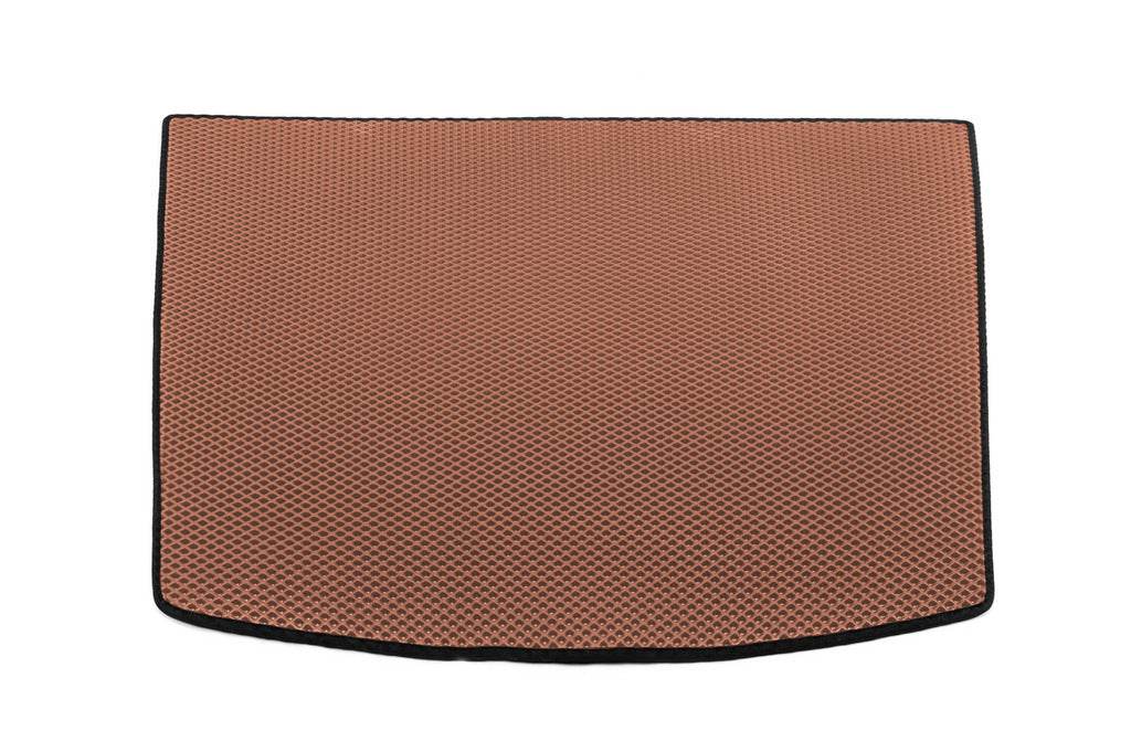 Trunk mat standard (EVA, Brown) for Volkswagen Caddy 2010-2015 - Reelken Auto