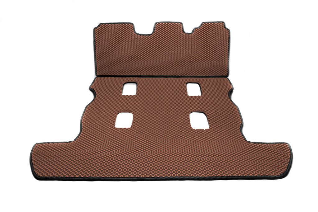 Trunk mat 2 pcs (EVA, 7 seats, brick) for Toyota Land Cruiser 200 2007-2021 - image 4