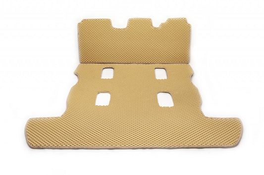 Trunk mat 2 pcs (EVA, 7 seats, beige) for Toyota Land Cruiser 200 2007-2021 - image 1