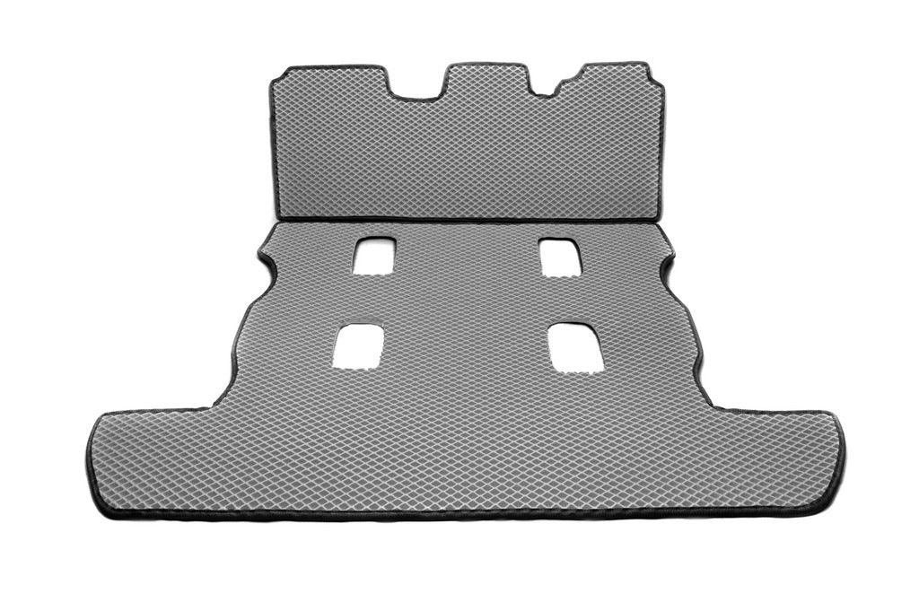 Trunk Mat 2 pcs (EVA, 7 seats, Gray) for Toyota Land Cruiser 200 2007-2021 - image 1