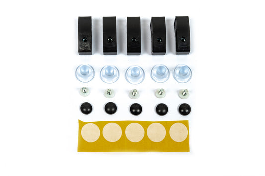 Hood deflector mounting kit (5 pcs, EuroCap) - image 1