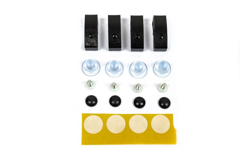 Hood deflector mounting (4 pieces, EuroCap) - Reelken Auto