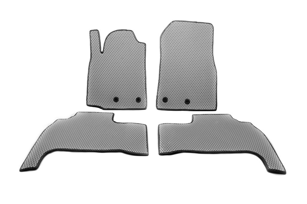 Polyurethane Floor Mats (2012-2021, EVA, Gray) for Lexus LX570/450d 2008-2022 - image 2