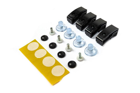 Hood deflector mounting (4 pieces, EuroCap) - Reelken Auto