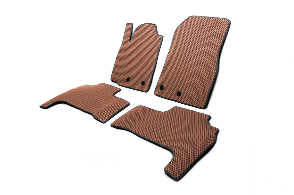 Polyurethane Floor Mats (2012-2021, EVA, Brick Red) for Lexus LX570/450d 2008-2022 - image 2