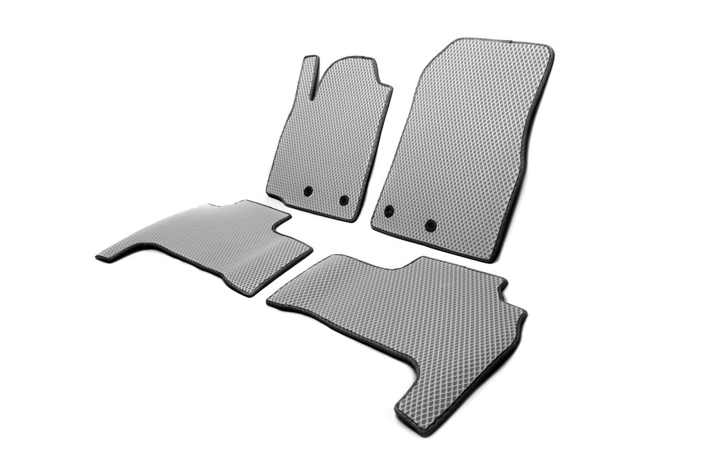 Polyurethane Floor Mats (2012-2021, EVA, Gray) for Toyota Land Cruiser 200 2007-2021 - image 2