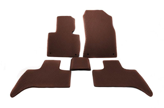 EVA mats (brown) for BMW X5 E-53 1999-2006 - Reelken Auto