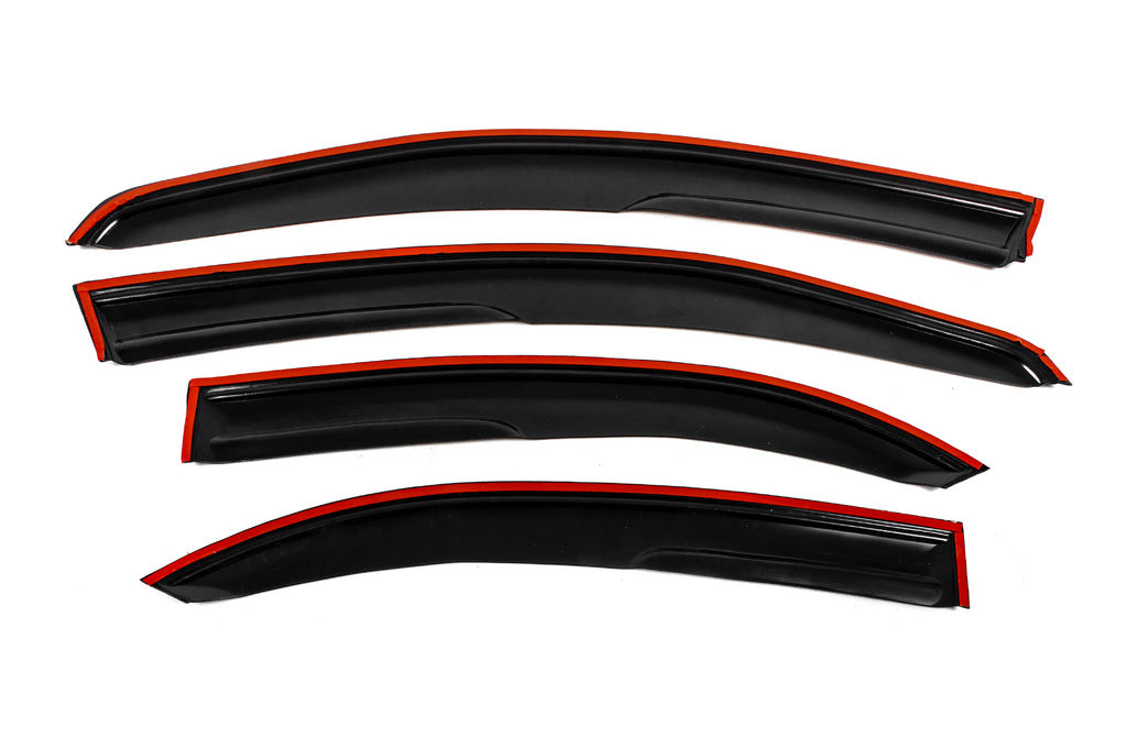 Window Deflectors (SD, 4 pcs, DPT) for Chevrolet Aveo T250 2005-2011 - image 3