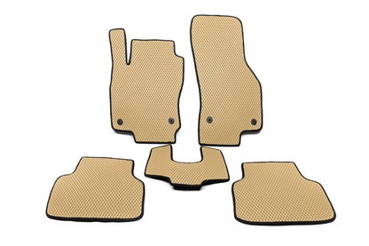 EVA Floor Mats (EU, Beige) for Volkswagen Passat B8 2015-2023 - image 1