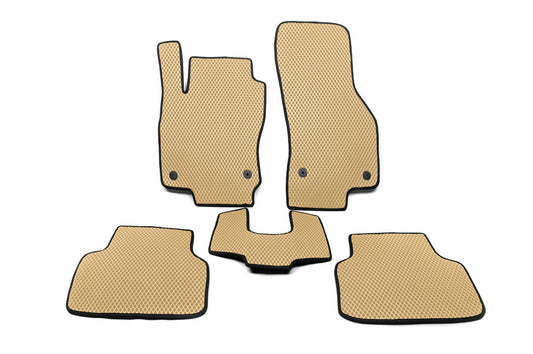 EVA Floor Mats (EU, Beige) for Volkswagen Passat B8 2015-2023 - image 1