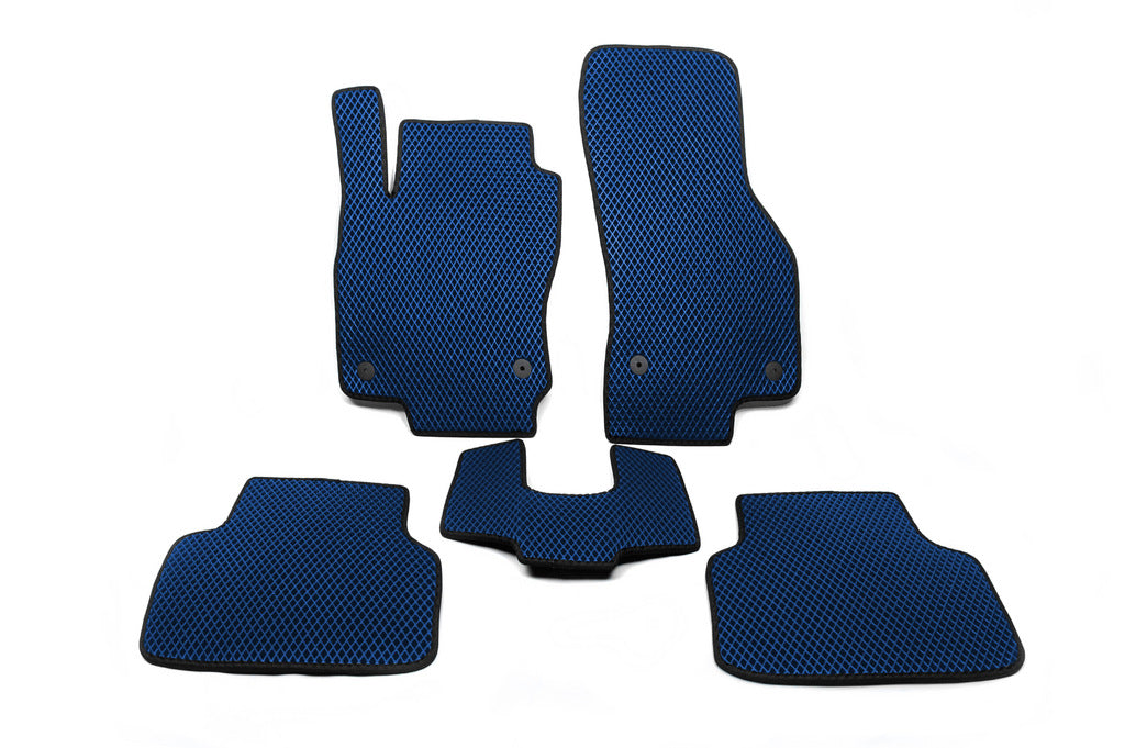EVA Floor Mats (EU, Blue) for Volkswagen Passat B8 2015-2023 - image 1