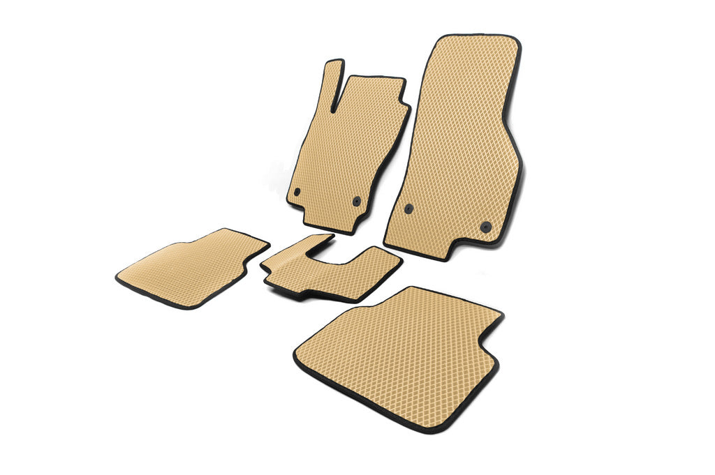 EVA Floor Mats (EU, Beige) for Volkswagen Passat B8 2015-2023 - image 2