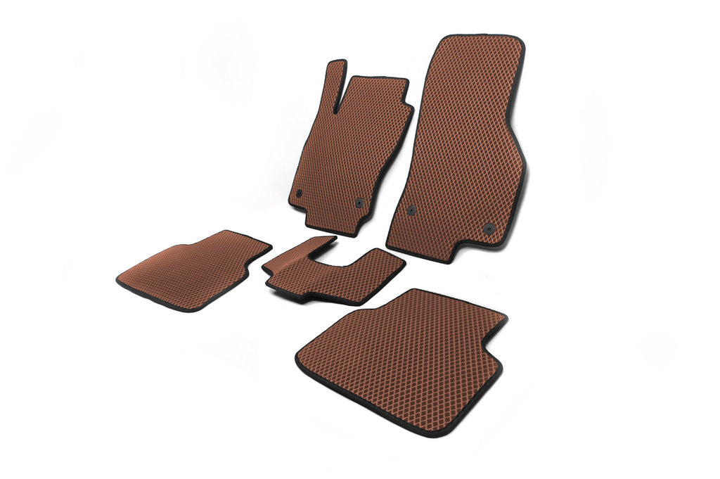 EVA Floor Mats (EU, Brown) for Volkswagen Passat B8 2015-2023 - image 2