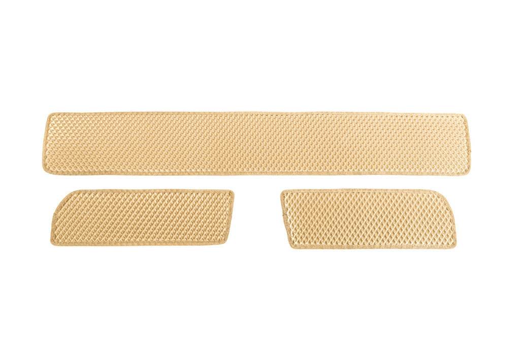 Doormats (3 pcs., EVA, Beige) for Volkswagen Crafter 2006-2016 - Reelken Auto