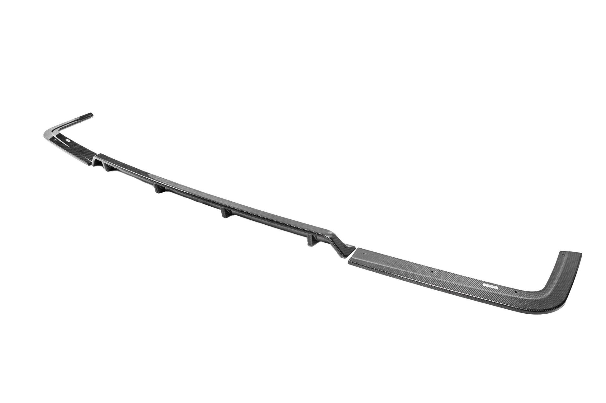 Rear Bumper Diffuser (for 2015-2019, Carbon) for Volkswagen T6 2015-2024 - image 2