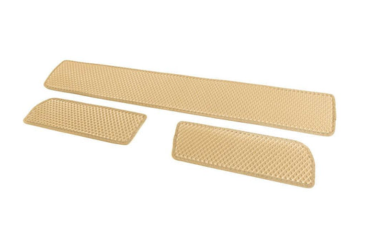 Doormats (3 pcs., EVA, Beige) for Volkswagen Crafter 2006-2016 - Reelken Auto