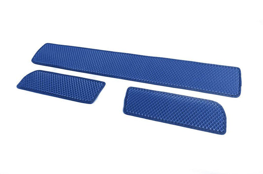 Floor mats (3 pcs, EVA, blue) for Volkswagen Crafter 2006-2016 - Reelken Auto