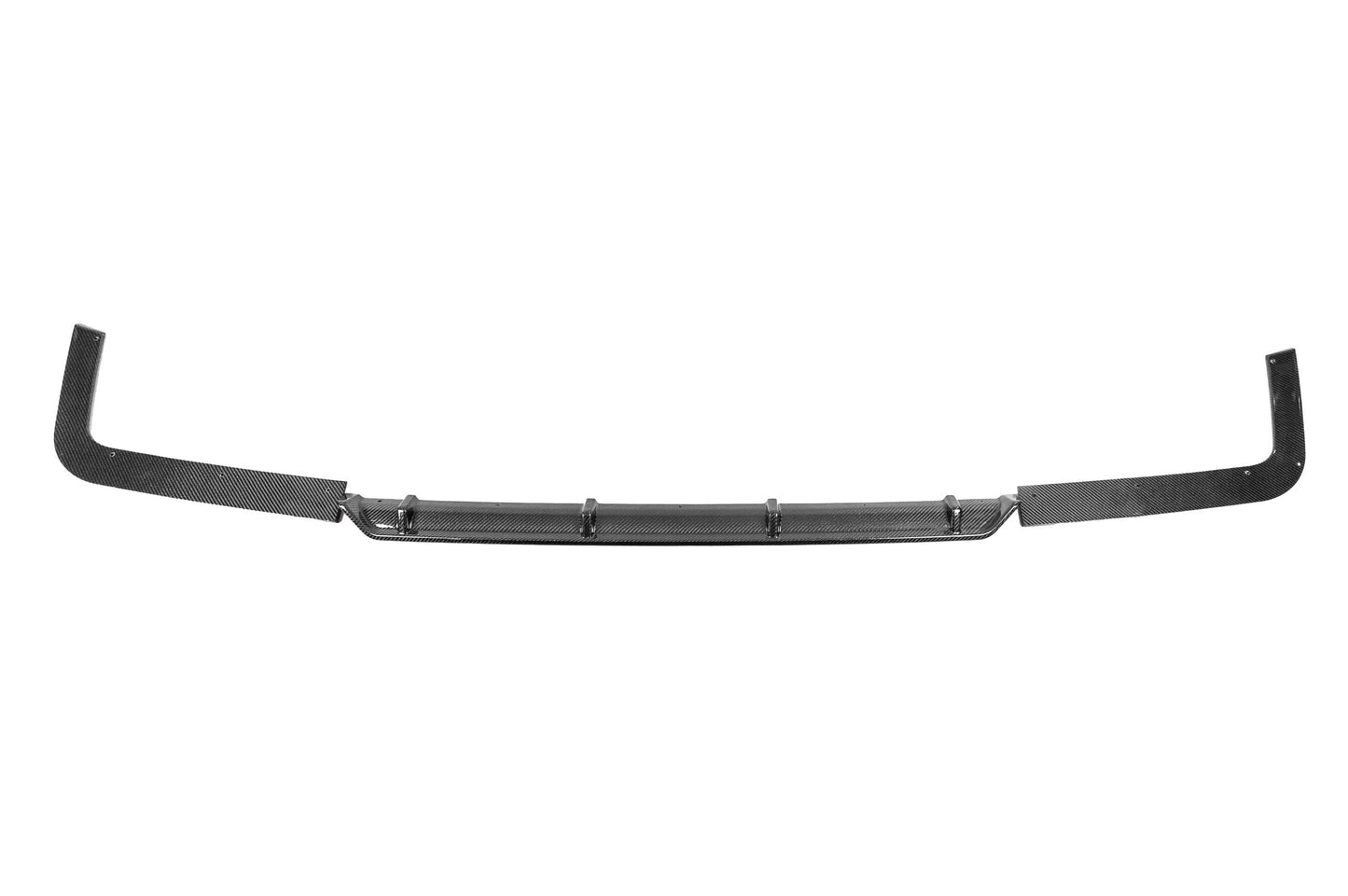 Rear Bumper Diffuser (for 2015-2019, Carbon) for Volkswagen T6 2015-2024 - image 6