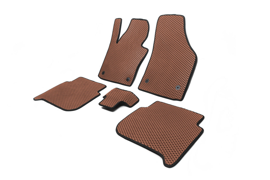 EVA Floor Mats (Brown) for Volkswagen Touran 2010-2015 - image 2